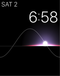 screenshot of an apple watch