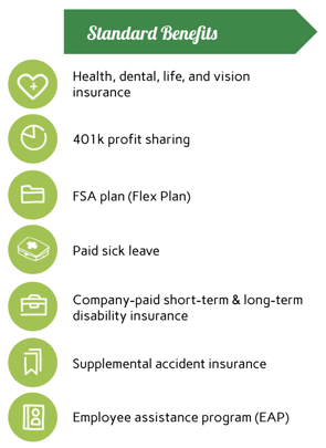 Company Standard Benefits Company Standard Benefits