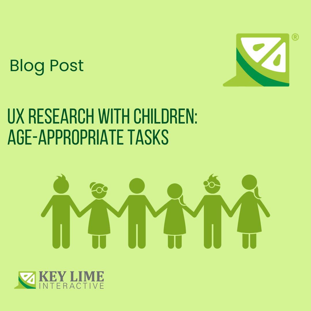 UX Research with Children: Age-Appropriate Tasks